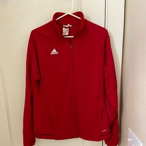 Adidas Full zip Track Jacket Red